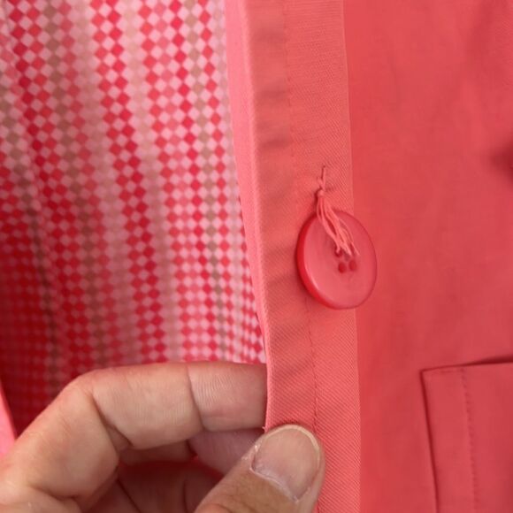CATO Salmon/Coral Trench Style Jacket – Light & Stylish for Every Season #404 - Picture 6 of 8